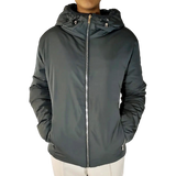 Piumino corto reversibile grigio LINDA