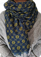 Sciarpa UNISEX con fantasia geometrica
