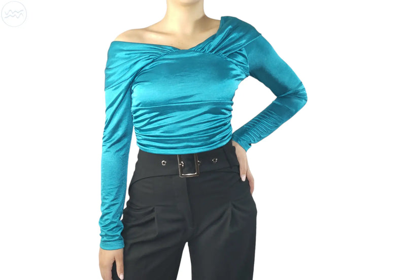 Top con spalle scoperte