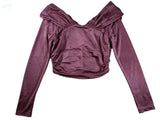 Top con spalle scoperte