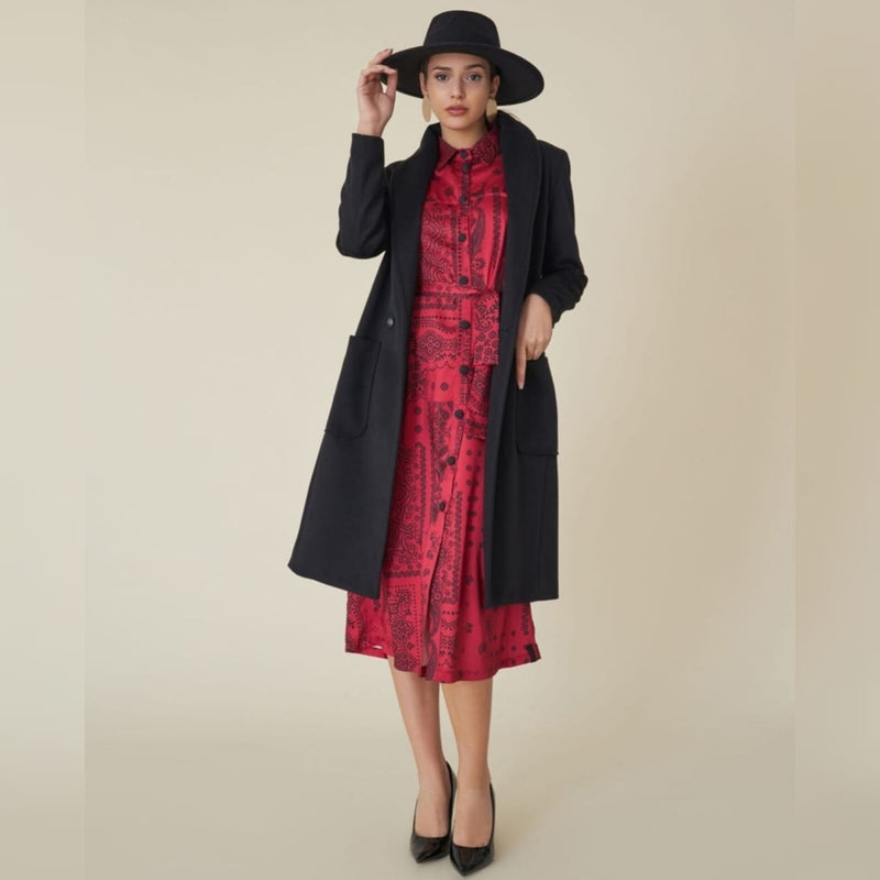 Bandana Fancy Printed Long Dress