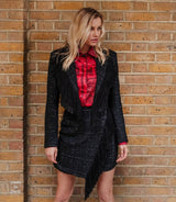 Red Bandana Satin Shirt