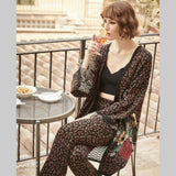 Floral Kimono Set with Pants
