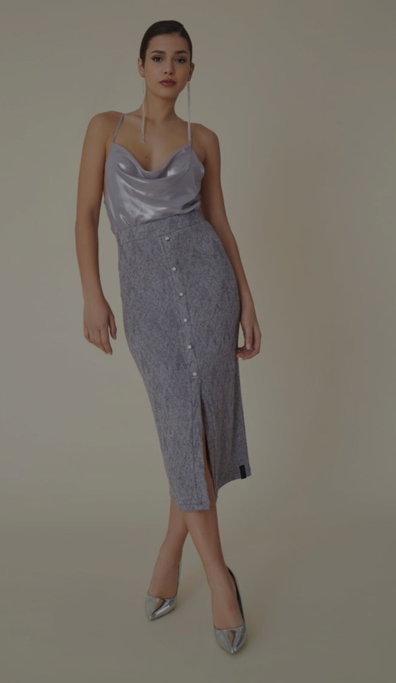 Shiny Satin Tank Top
