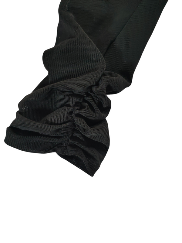 Elegante body asimmetrico nero