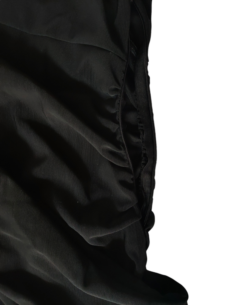 Elegante body asimmetrico nero
