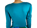 Elegante body verde acqua con spalline