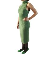 Light Green Suede Dress