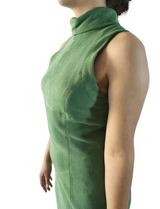 Light Green Suede Dress