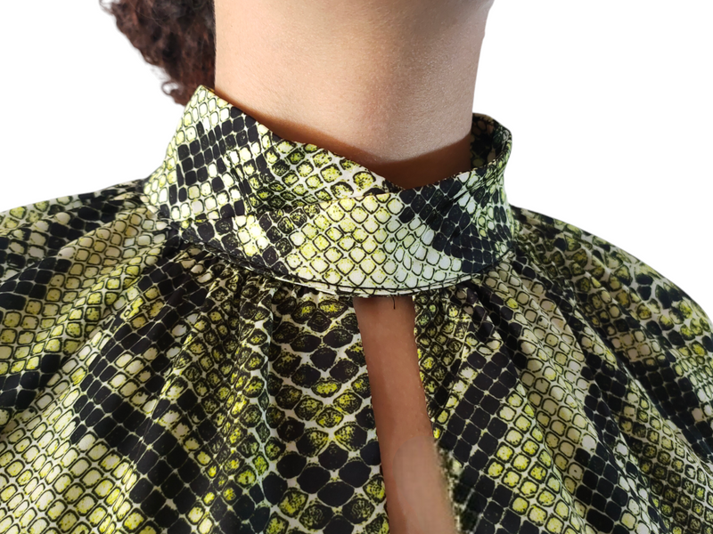 Camicetta chic fantasia serpente