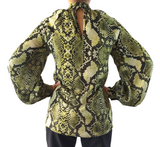 Camicetta chic fantasia serpente