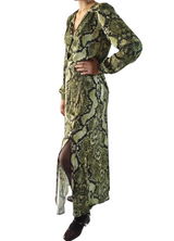 Snake Print Maxi Dress