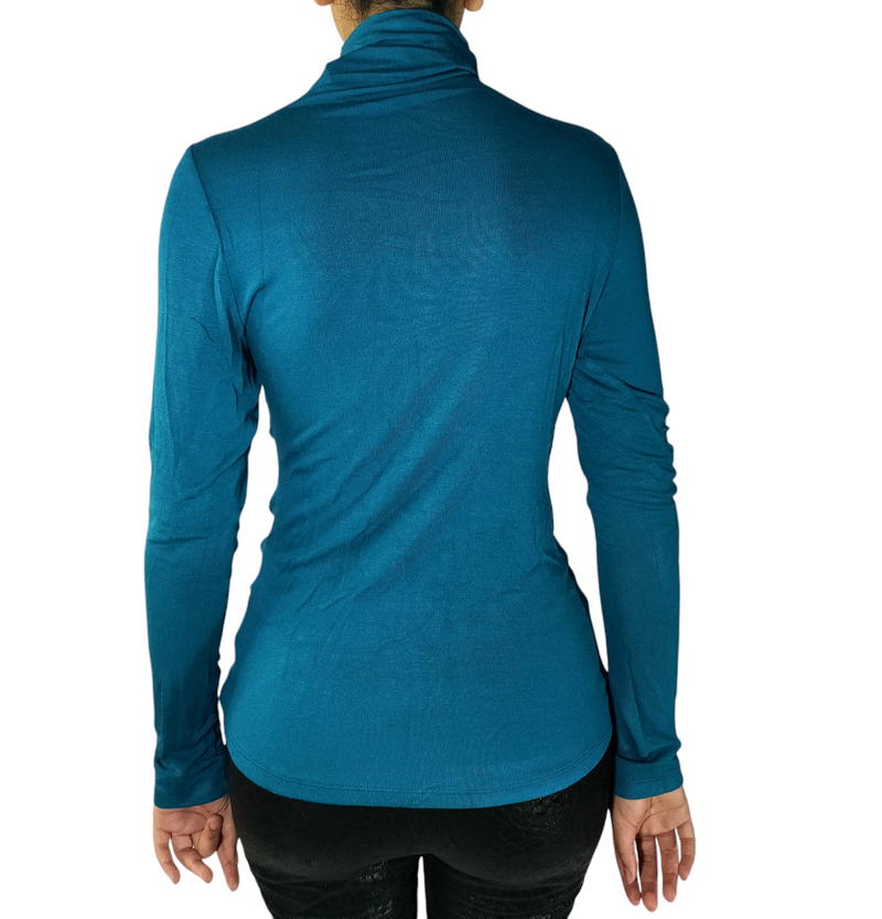 Women's Draped Collar Sweater