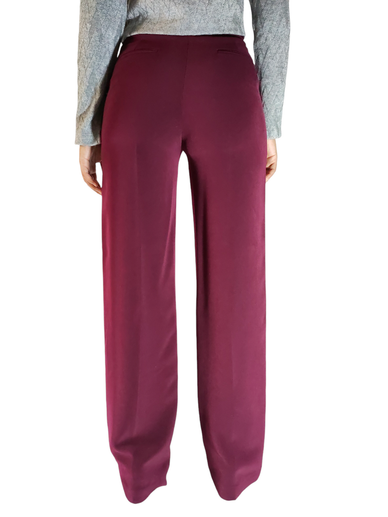 Wide Bordeaux Pants