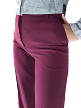 Wide Bordeaux Pants