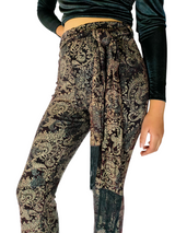 Paisley Print Palazzo Pants