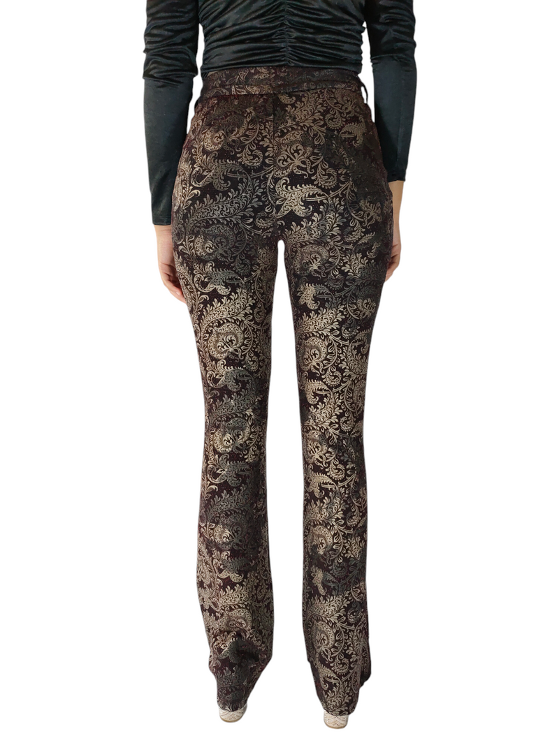 Paisley Print Palazzo Pants