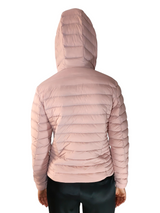 Piumino rosa chiaro 100 grammi con cappuccio AGHATA