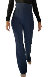 Midnight Blue High Waisted Flared Pants