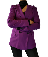 Elegante blazer viola