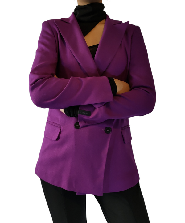 Elegante blazer viola