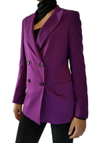Elegante blazer viola