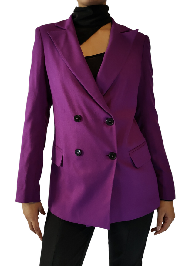 Elegante blazer viola