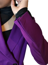 Elegante blazer viola