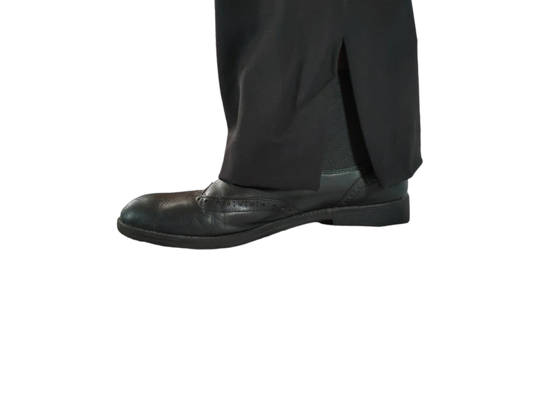 Buttoned Corset-Belt Flared Pants