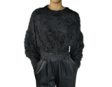 Black Mohair Effect Doudou Sweater