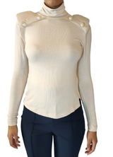 Beige Shouldered Sweater