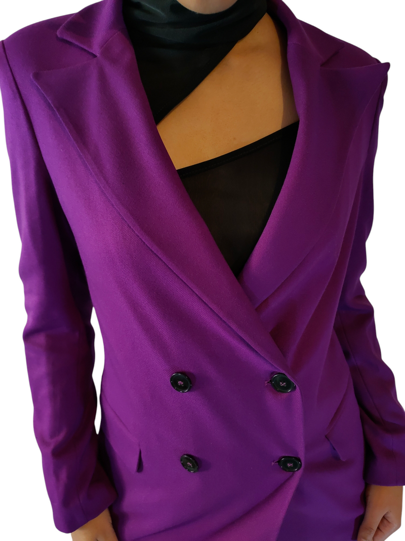 Elegante blazer viola
