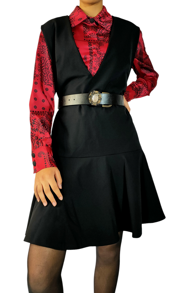 Black Flared Dress