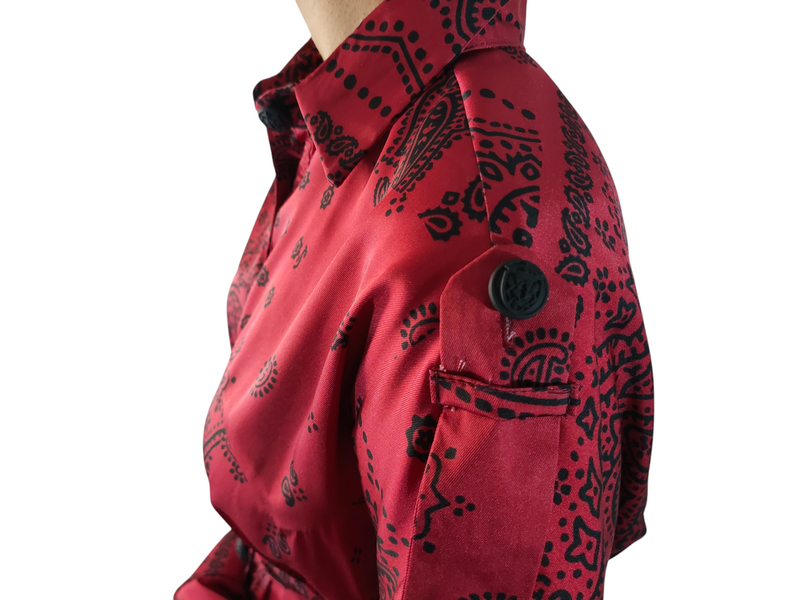 Bandana Fancy Printed Long Dress