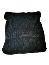 Diamond Patterned Knitted Turtleneck Sweater