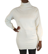 White Turtleneck Sweater