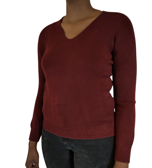 V-neck sweater