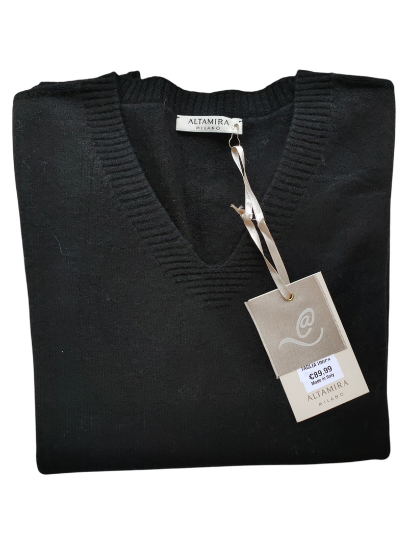 Beige wool women's sweater