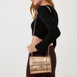 Sac Bandoulière Argenté Brillant