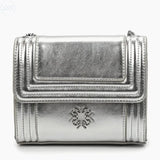 Sac Bandoulière Argenté Brillant