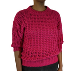 Fuchsia Pink Knitted Sweater