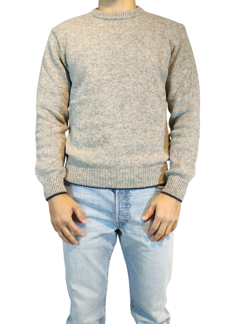 Grey Wool and Alpaca Sweater
