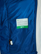 KELLER 100% recycled blue technical down jacket